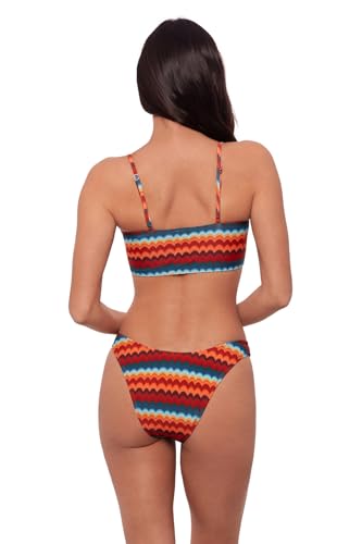 Sports Illustrated Women's Shirred Tie Midkini Top4