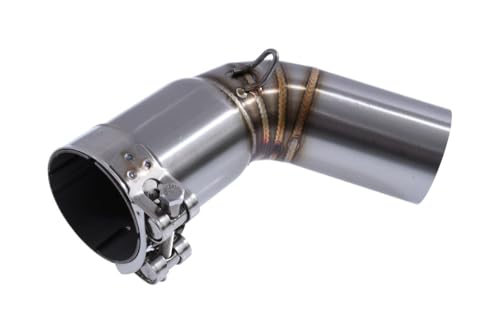 Conexión de Escape 50.5mm avdb-moto acero inoxidable Suzuki VSTROM 1050 mid pipe 4