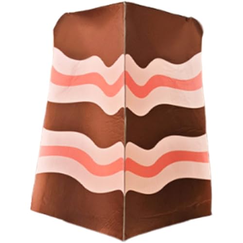Zghhc Disfraz De Pastel De Chocolate, Disfraz De Cupcakes, Disfraz De Desayuno, Disfraz Divertido para Fiesta De Halloween para Mujeres Y Hombres, Talla Única