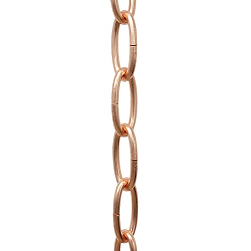 Image of RCH Hardware CH-ST63-U57-CO Steel Chandelier Chain 3 Gauge, Copper (1 Foot)