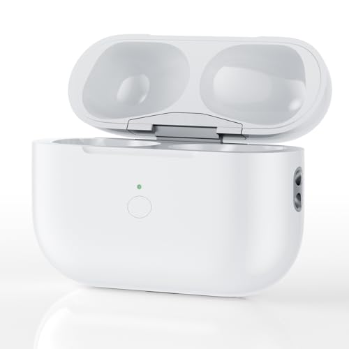 Wireless Charging Case Compatible with AirPods Pro 1st and 2nd Generation Charging Case Replacement with Bluetooth Pairing Sync Button (to Lightning)