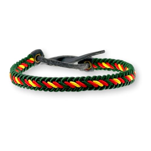 BDM Pulsera bandera de España unisex, color verde Guardia Civil y azul...