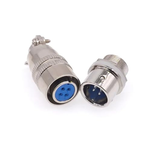 Conector de aviación XS12 de 12 mm 3 pines macho hembra para enchufe rápido 3A 400V 6