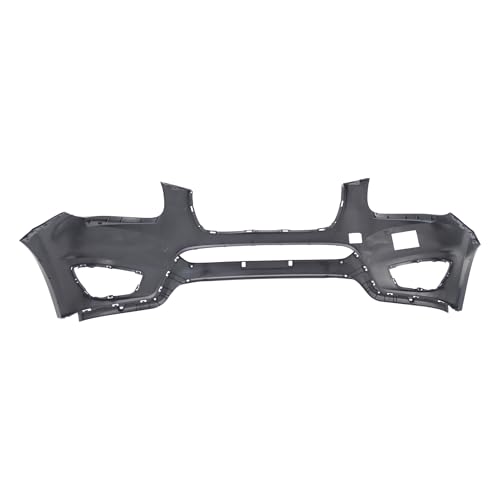 Image of FitParts Compatible with Hyundai Santa Fe 2010-2012 Front Bumper Cover | Primed, With Fog Light Holes, Without Parking Sensor Holes, Ready to Paint, OEM 865110W700, HY1000181