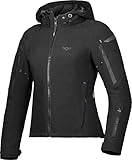 ixon burning giacca tessile moto da donna (black,l)