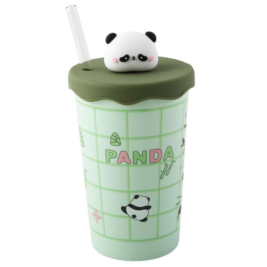Image of Coffee Mug, Gift for Woman, Birthday Present for Girlfriend, Present for Wife Birthday, Mugs for Present, Holi Gifts, Panda Mug with Lid & Spoon Kids Milk Mug Mug For Kids (mug for kids)
