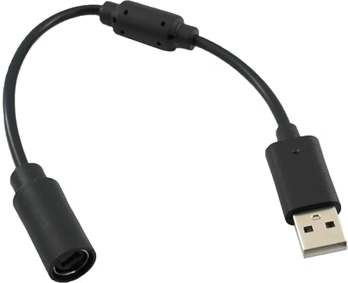 DUSTEWQ Replacement USB Breakaway Cable Compatible with Logitech G27 G29 G920 G923 Driving Force Thrustmaster Ferrari 458 Spider Racing Wheel Cord(10 inch)