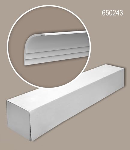 Corniches de plafond Profhome pack de 4 moulures XPS prêtes à peindre