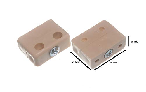 Ferrures pour meubles beige KD lot de 40 pièces d'assemblage - 2