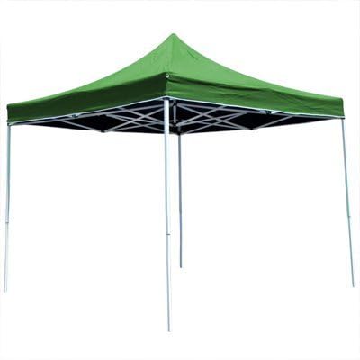 Carpa plegable desplegable de 10 x 10 pies con bolsa de transporte (verde)