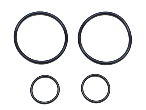 Captain O-Ring – Replacement O-Rings for Rusco/Vu-Flow Spin-Down, Sediment Trap Filters (2 Sets) [Select Size .75OR, 1OR, 1.5OR, or 2OR] (1" Filter (1OR) - 2 Sets)
