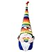 SouiWuzi Rainbow GNOME Moll Muñeca sin Rostro Dibujo de Peluche Mini Lindo Goblin Peluche Juguete Colorido casero decoración Regalo para niños, para decoración del hogar