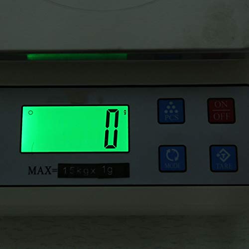 Báscula digital alta precisión acero inoxidable 15kg miniatura 3