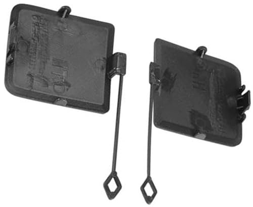 WGQRWX 2 Rear Bumper Towing Tow Hook Eye Cover Cap, for BMW, for X1 E84 2009 2010 2011 2012 2013 2014 2015 2016, 51122990609 51122990610 Tow Hook Eye Cover