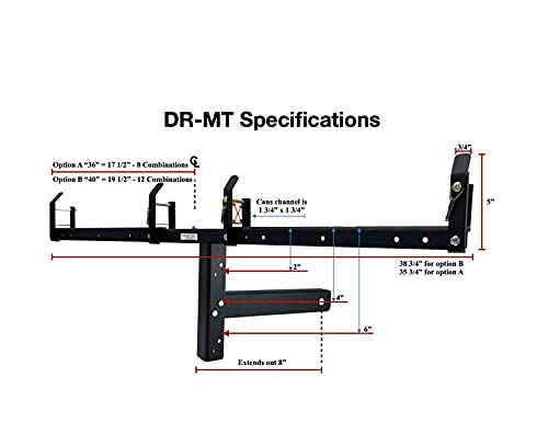 Garbage Commander Dual Can Receiver Garbage Hauling Hitch #TOP6