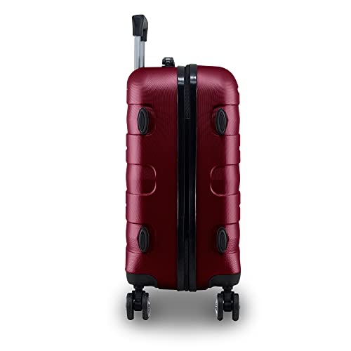 Mala de Bordo ANAC Rodinhas Duplas 360º (Vermelha)