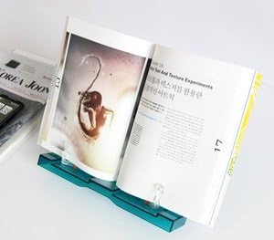 Actto BST-03 Semi-transparent Blue Portable Reading Stand/Book stand Document Holder (180 angle adjustable)