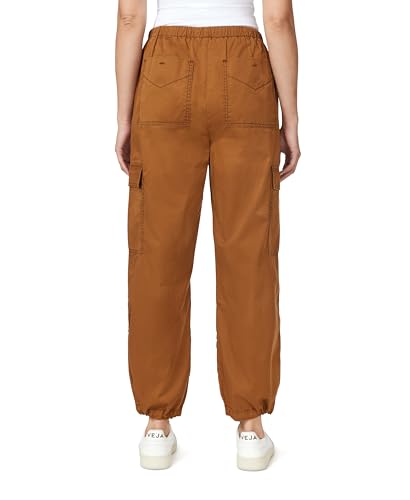 kensie Jeans for Women High-Rise Cargo Drawstring Parachute 27.5-Inch Inseam, Sizes 0-143