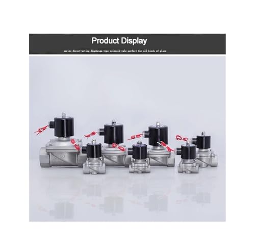 Électrovanne 110VAC acier inoxydable NPT vanne électrique fermée eau