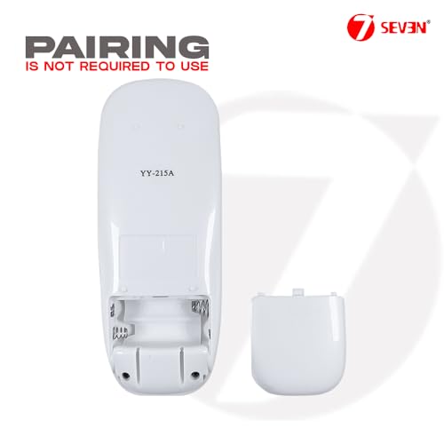 Image of 7SEVEN Compatible with Videocon AC Remote Control Model 215A Suitable for 1 1.5 2 Ton Split and Window Air Conditioner - Match Each Key by Key Exactly with Existing AC Remote Function