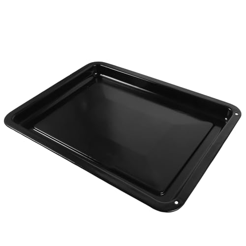 SUPVOX Rectangle Enamel Roasting Pan Induction Bakeware for Outdoor Grilling Compact Versatile Baking Sheet for High-temperature Oven Cooking for Gatherings and Easy Storage