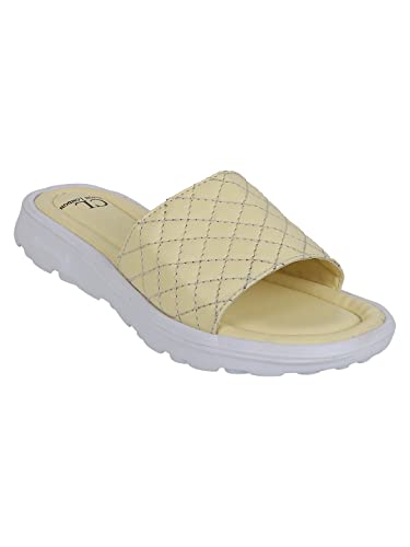 Carlton London Women slipper,Yellow,UK-5