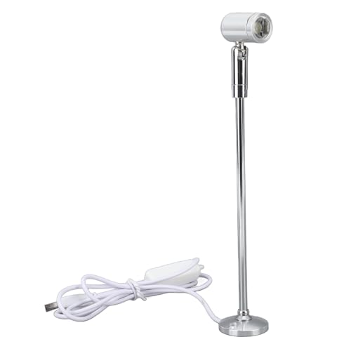 Bewinner Kabelloser LED-Spotlight, Spot-Lichter für Innen-Akzentbeleuchtung, Zimmerpflanzen-Spotlight, Richtungsverstellbare, Tragbare Schreibtisch-Spotlight-Lampe Zur Hervorhebung