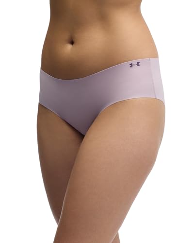 Image of Under Armour Women's 3-pack Pure Stretch No Show Hipster Underwear, All-day Comfort & Ultra-soft Fit