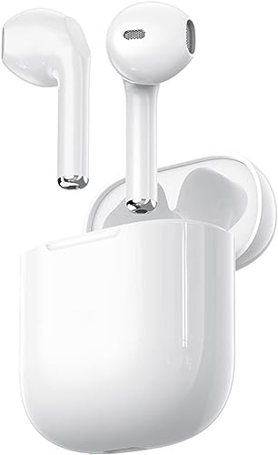 Air Buds Pods Auriculares Bluetooth,Airpots In-Ear Inalámbricos Bluetooth 5.3 Hi-Fi Sonido estéreo IPX7 Impermeable Auriculares Inalámbricos Control Touch para iPhone Samsung Android