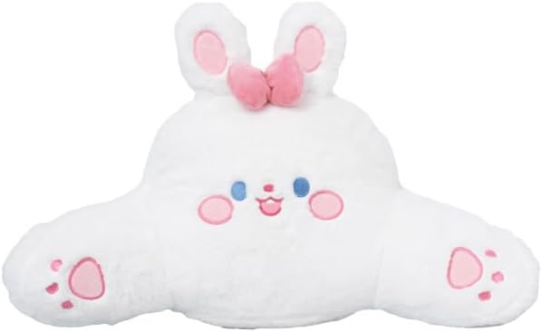 Eaacaaaのこの読書用背もたれは、フェイクラビットファー製で、PPコットンを詰めています。通気性がありお手入れが簡単で、かわいい