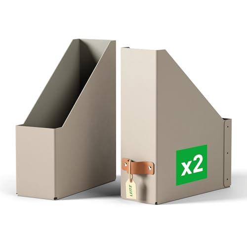 Leitz Puro Stehsammler – 2er-Set A4 Magazinhalter, kompatibel...