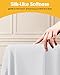 Niuara White Rectangle Table Cloth - 6 Pack, 60