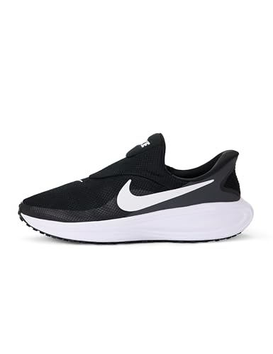 Nike TĂŞnis de corrida masculino Revolution 8 Road, Preto/Branco-Antracite-Lobo Cinza, 46