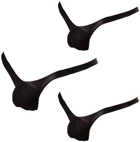 Faringoto Seamless Solid Thong Men T-back Thin Low-Waisted Underpants