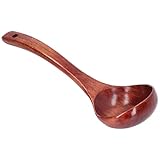 Marhynchus Cuchara de Gachas de Madera Material de Primera Calidad para Girar y Servir Alimentos con Utensilios de Cocina Antiadherentes, Utensilios de Cocina Decorativos 1 X Cuchara de Madera (24)