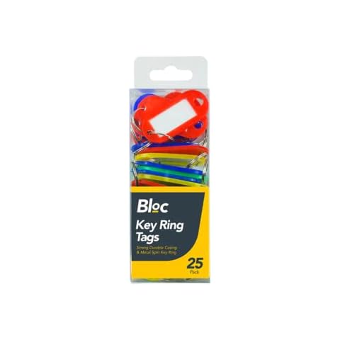 Bloc 28 DIY0555 Keyring Tags, Multi Cover