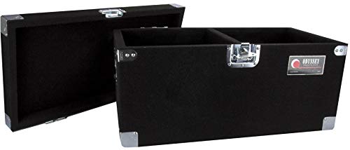 2 Odyssey Clp200P Carpeted Pro Dj Cases W/Detachable Lid - 400 Lp Vinyl Records #TOP3
