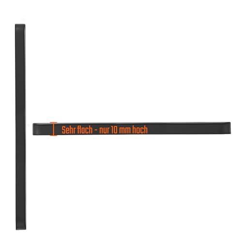 Kennzeichenhalter 255x130 Leichtkraftrad Motorrad Nummernschildhalterung Traktor 255 x 130 mit Rahmen Kennzeichenhalterung Kennzeichenverstärker Anhänger Kennzeichen Halter mit Befestigungsmaterial