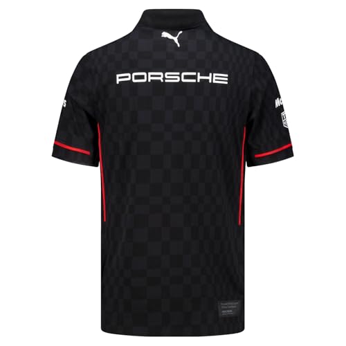PUMA Porsche Motorsport Herren Team Poloshirt - Schwarz - Größe: M – Ansicht 2