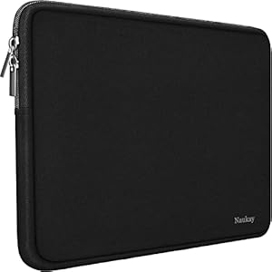 Laptop-Hülle für 14 Zoll (35, 6 cm), widerstandsfähige Neopren-Hülle/Notebooktasch... Tragetasche für Zoll HP, Lenovo, Asus Notebook, Ultrabook, Schwarz