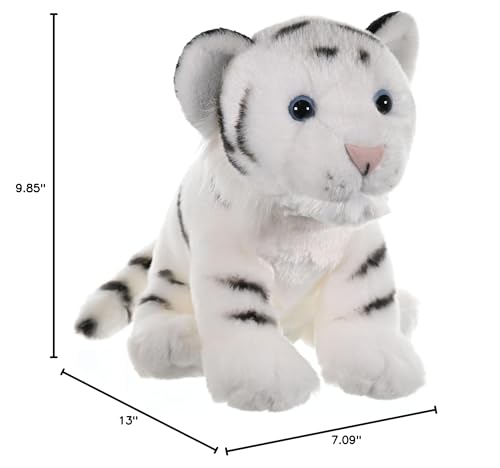 Wild Republic White Tiger Cub Plush, 12" - Image 8