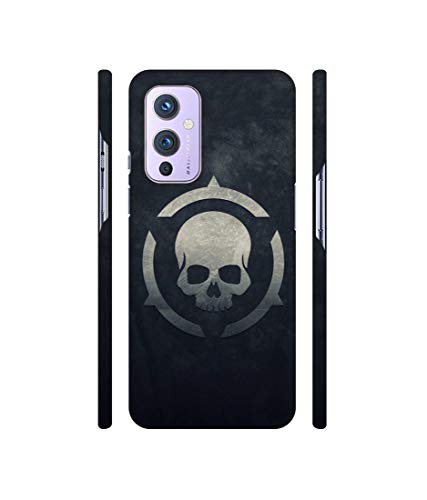 Image of Skull Pattern Print Design 3D Printed Hard Back Case Cover for OnePlus 9