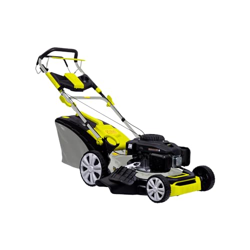Cortacésped de explosión autopropulsado con Corte de 51 cm, Bolsa de Recogida de 65 l, cortacésped con tracción Trasera, Corte con Descarga Trasera y Lateral, 8 Alturas de Corte, 4 kW, 5,4 HP, 154 x