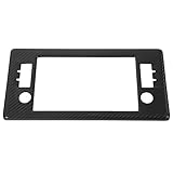 Acouto Console Navigation Trime en Fibre de Carbone Matériel Multimedia Border Decoration Remplacement pour 2022+ Console Navigation TrimConsole Cadre de Garniture