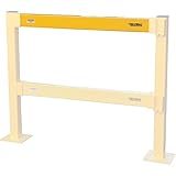 Global Industrial Steel Lift-Out Guard Rail, Light Duty, 5'L, Yellow