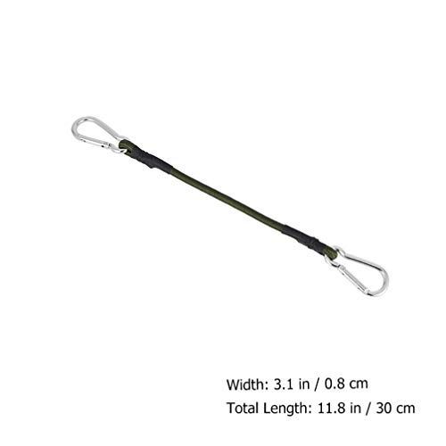 BESPORTBLE 4Pcs Bungee Cord Com Gancho Mosquetão Correias Pesados Forte Corda Elástica para O Bagage