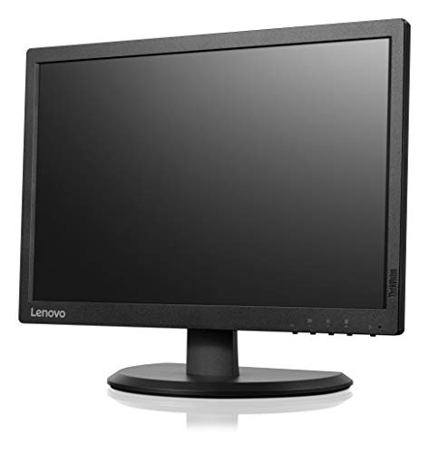 Image of Lenovo Thinkvision E2054 19.5 Inch LED Backlit LCD Monitor - HD, IPS Panel with VGA, Black