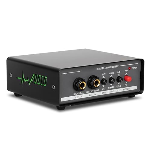 Dispositif d'isolation DI20 compact anti-bruit pour convertisseurs d'impédance de studio