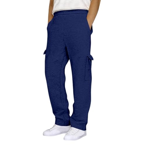 Pantalon homme jogging gris haut de gamme en coton élasthanne stretch