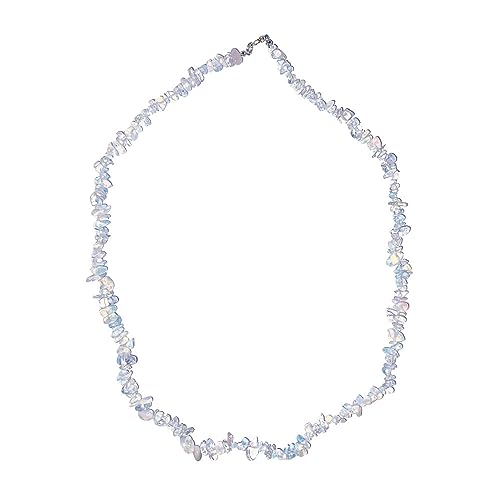 Collier opale synthétique baroque 60cm idée cadeau d'anniversaire mémorable - 3